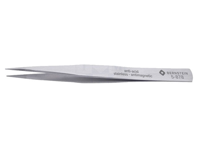 Pincet; 130mm; De vorm van de punt: plat; universeel Pincet; 130mm; De vorm van de punt: plat; universeel